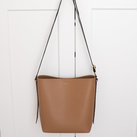Jolina Leather Bucket Tote - Tobacco - Picture 8 of 10